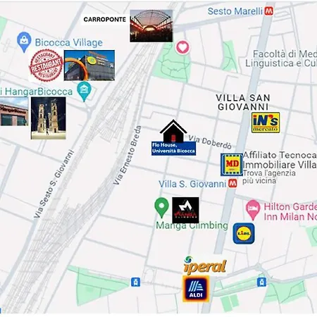 Apartment Flo House, Universita Bicocca Milan